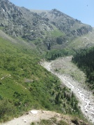 En el camino hacia la cascada de Ak-Say