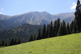 Vista general de los Montes Yeti-Oguz