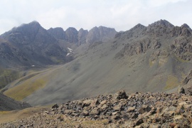 Vista del desfiladero desde una de las cumbres